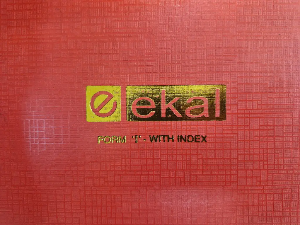 Form"I" Register List of Members for Cooperative Housing Society 68 Pages, 34 Folios, Hard Bound as per MCS Act,1960