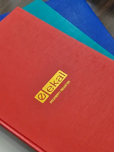 Property Register for Co-Operative Housing Society 68 Pages, 34 Folios, Hard Bound as per MCS Act,1960